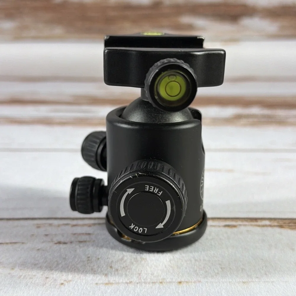 QZSD-03 Q03 Aluminum 360 Panoramic Swivel Camera Tripod Ball Head Mount Used